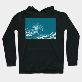 Hiroshige wave Hoodie